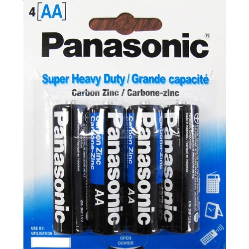 Panasonic Super HD Power 'AA' Batteries 4-pack (12 packs per box)
