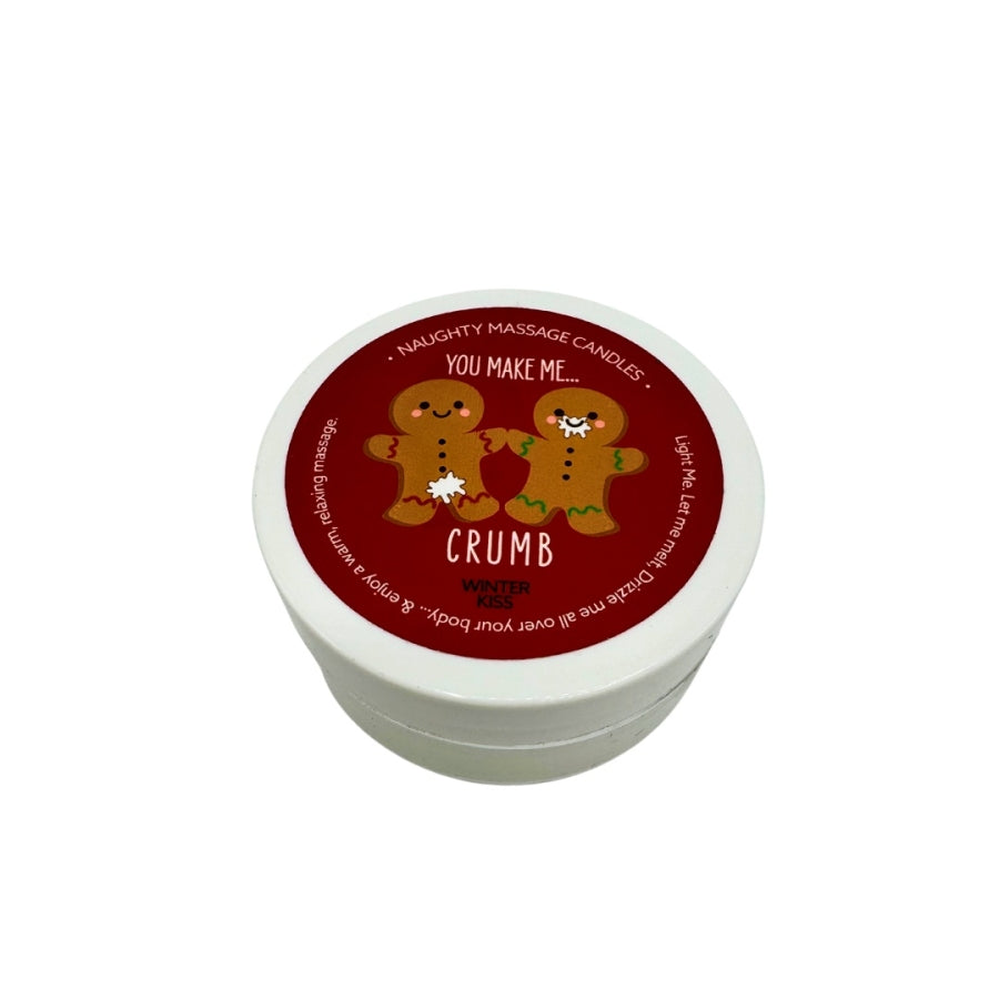 Kama - Holiday Mini Massage candle "You Make Me...Crumb"