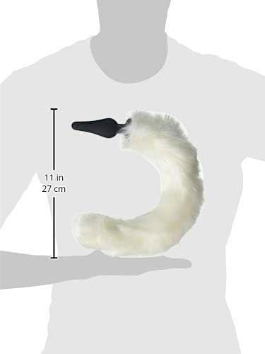 TAILZ White Fox Tail Anal Plug and Ears Set