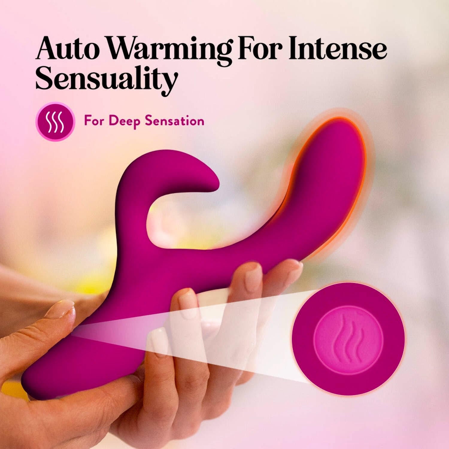 Blush - Quinn - Rabbit Vibrator - Burgundy