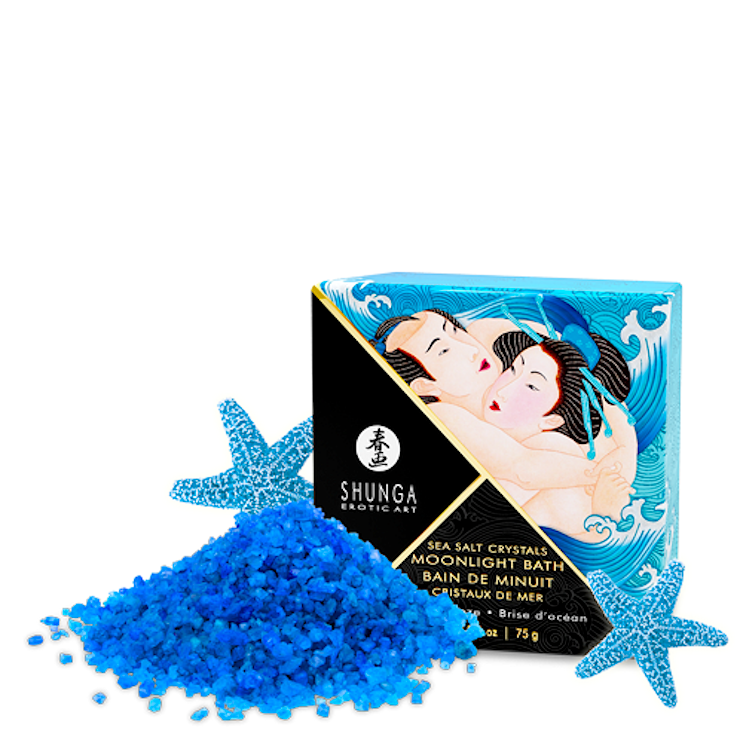 Shunga – Moonlight Bath - Sea Salt Crystals - Ocean Breeze 75g