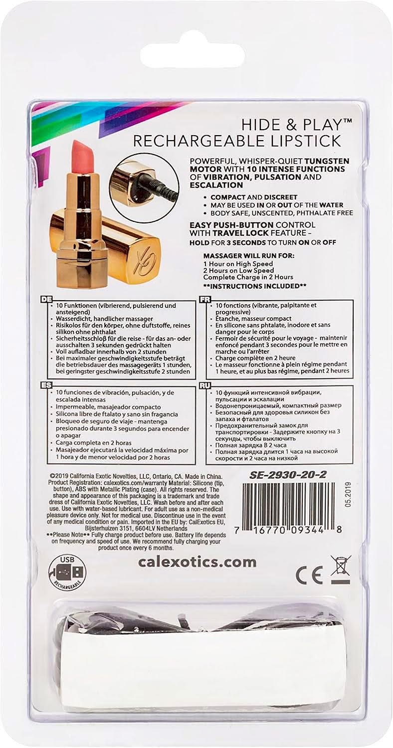 Hide & Play Rechargeable Lipstick - Nude