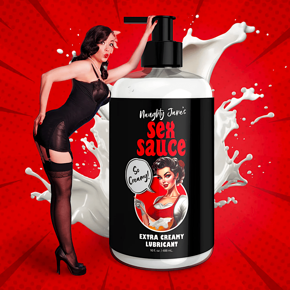Naughty Jane's Sex Sauce - Extra Creamy Lubricant 8oz
