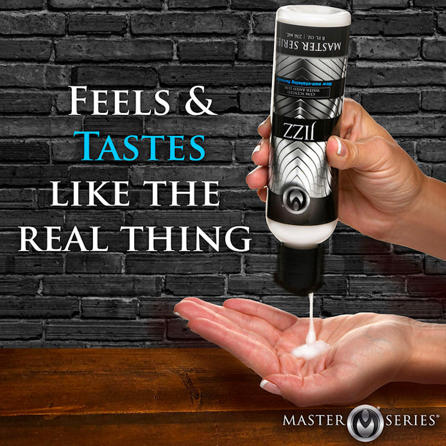 Master Series Jizz Water-Based Cum Scented Lube 8.5 oz.