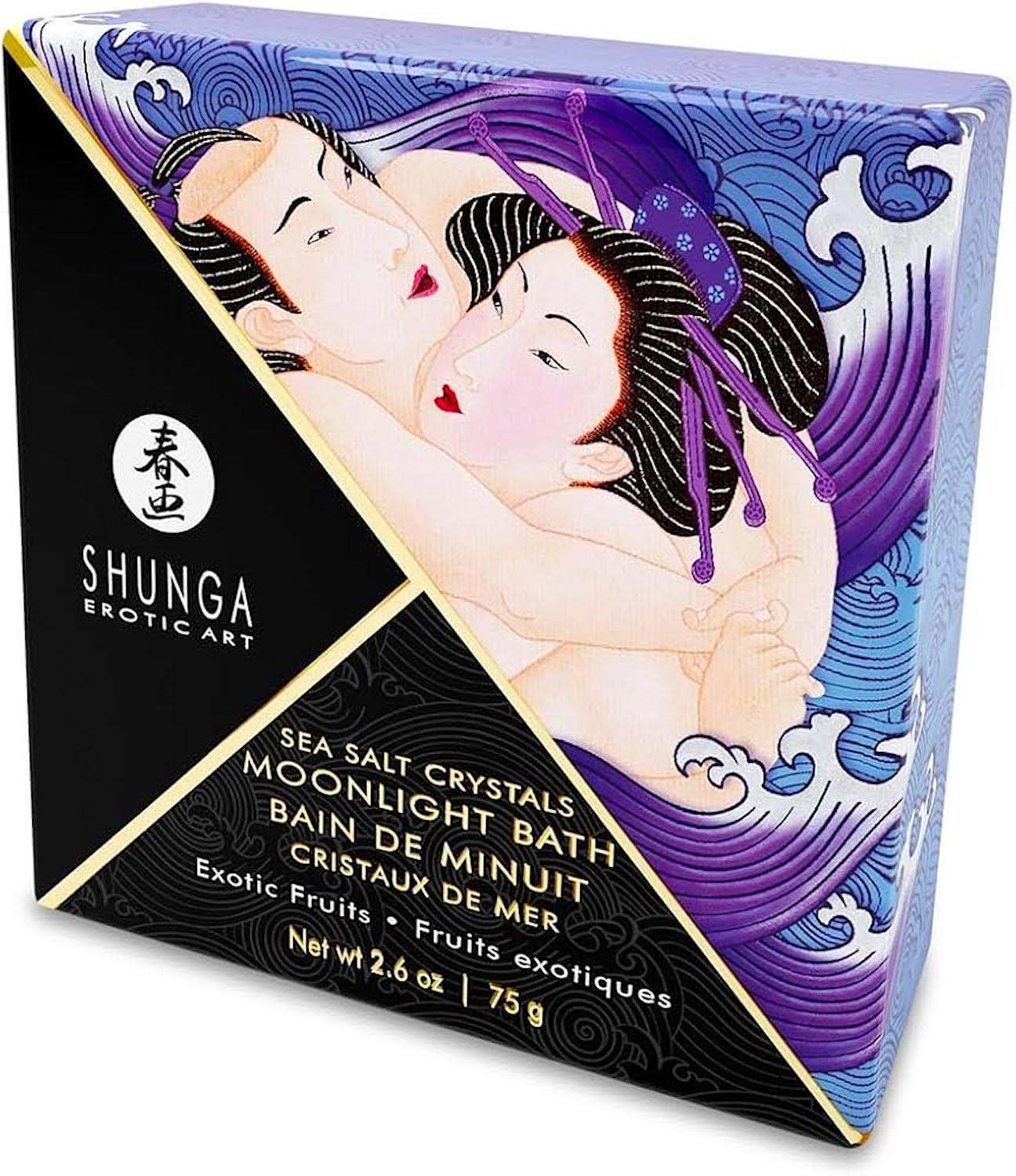 Shunga – Moonlight Bath - Sea Salt Crystals - Exotic Fruits 75g