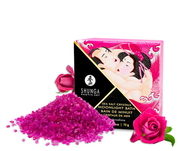 Shunga – Moonlight Bath - Sea Salt Crystals - Aphrodisia 75g