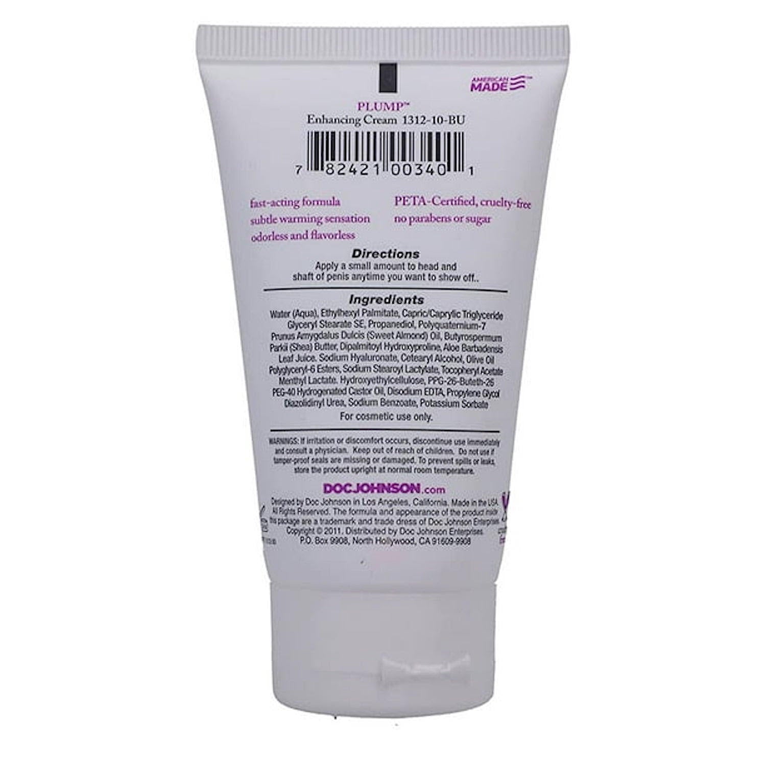 Intimate Enhancements Plump - Enhancing Cream For Men 2oz (Boxed)