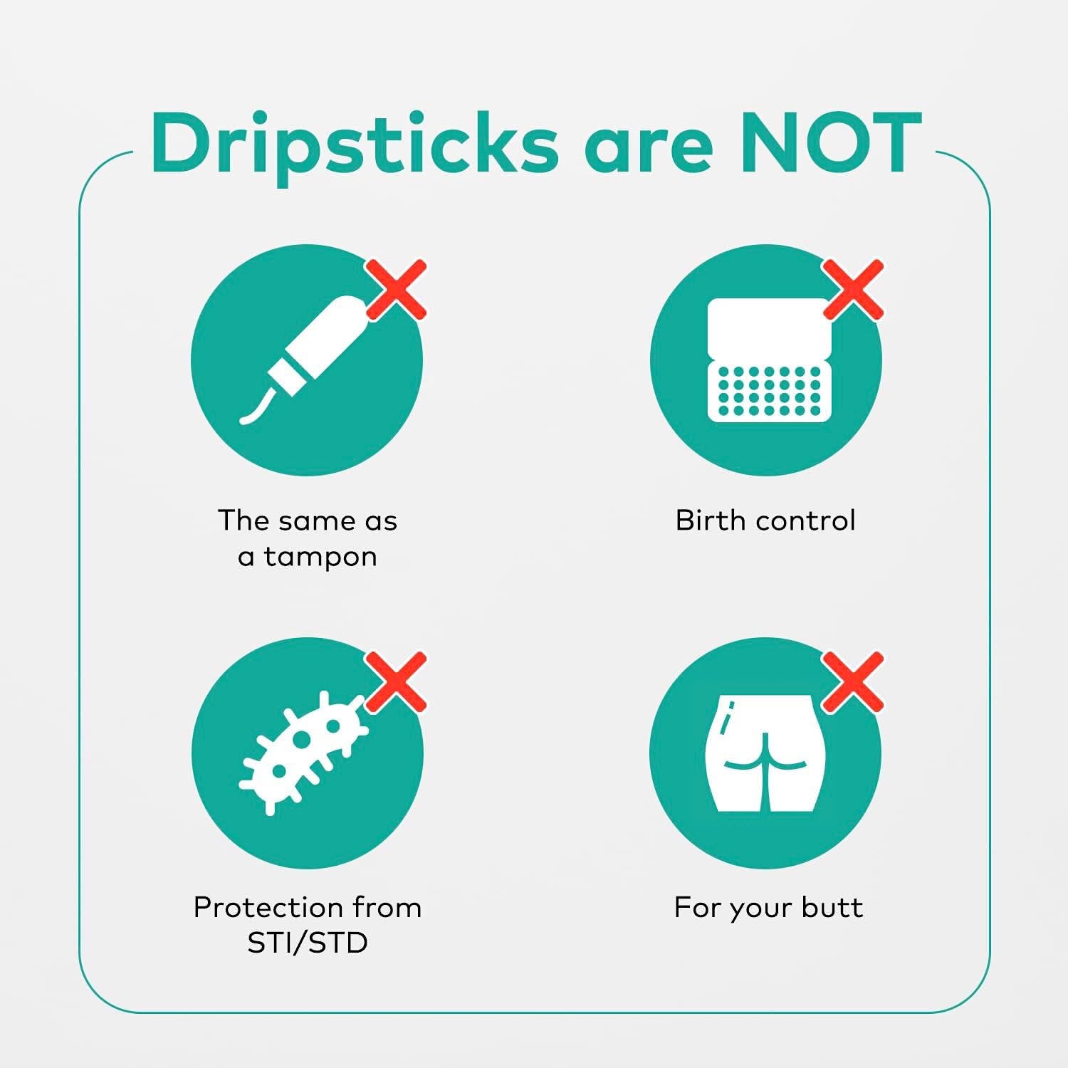 Awkward Essentials - Dripsticks - 12 Pack - White