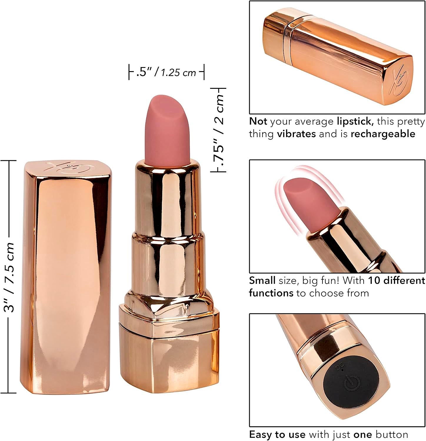 Hide & Play Rechargeable Lipstick - Nude