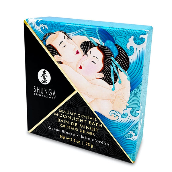Shunga – Moonlight Bath - Sea Salt Crystals - Ocean Breeze 75g