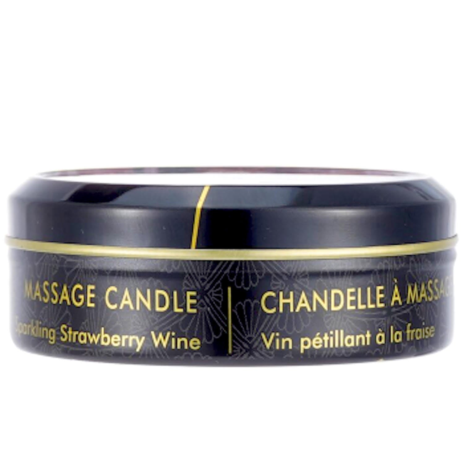 Shunga - Mini Massage Candle Sparkling Strawberry Wine 30ml/1oz.