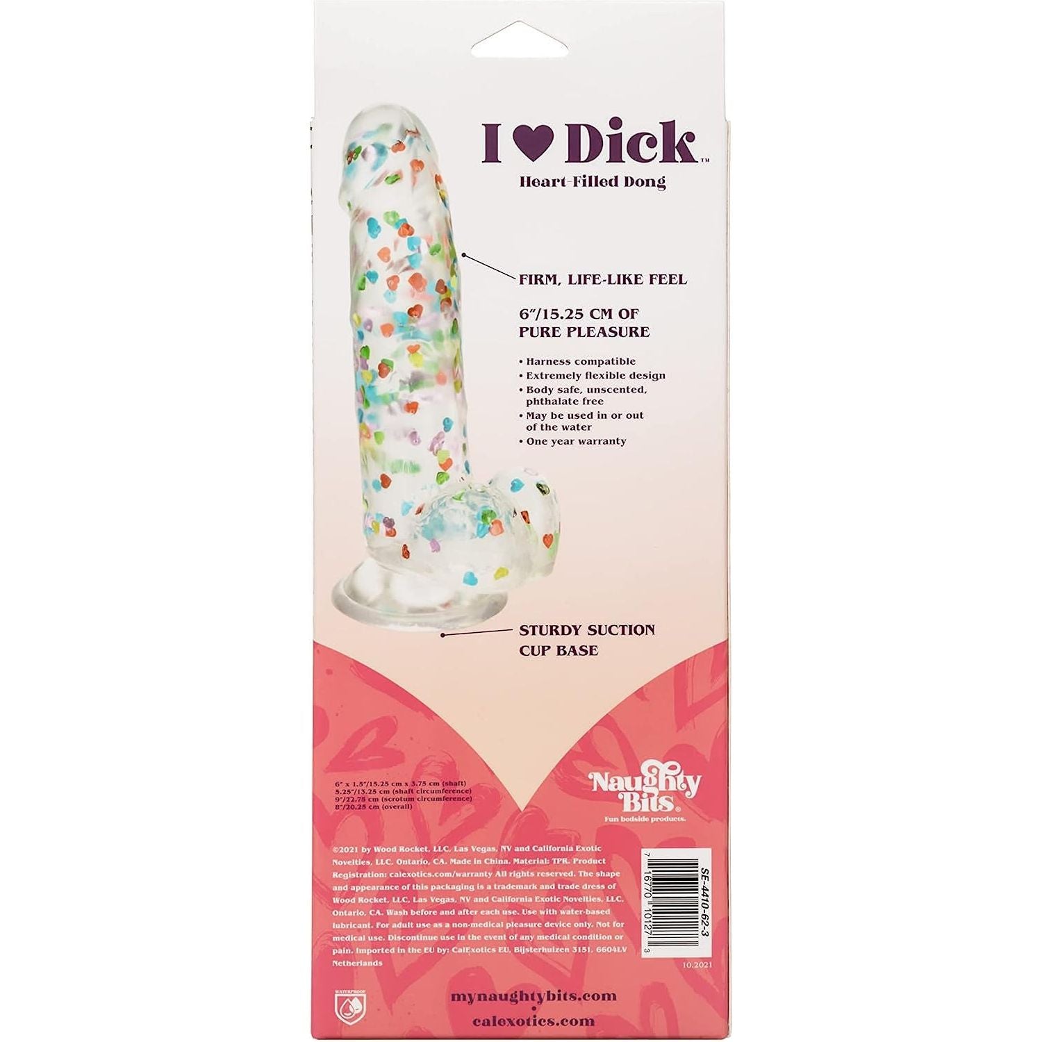 Naughty Bits I Love Dick Heart-Filled Dong