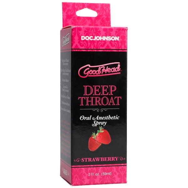 GoodHead - Deep Throat Spray - Sweet Strawberry (2 fl.oz.)