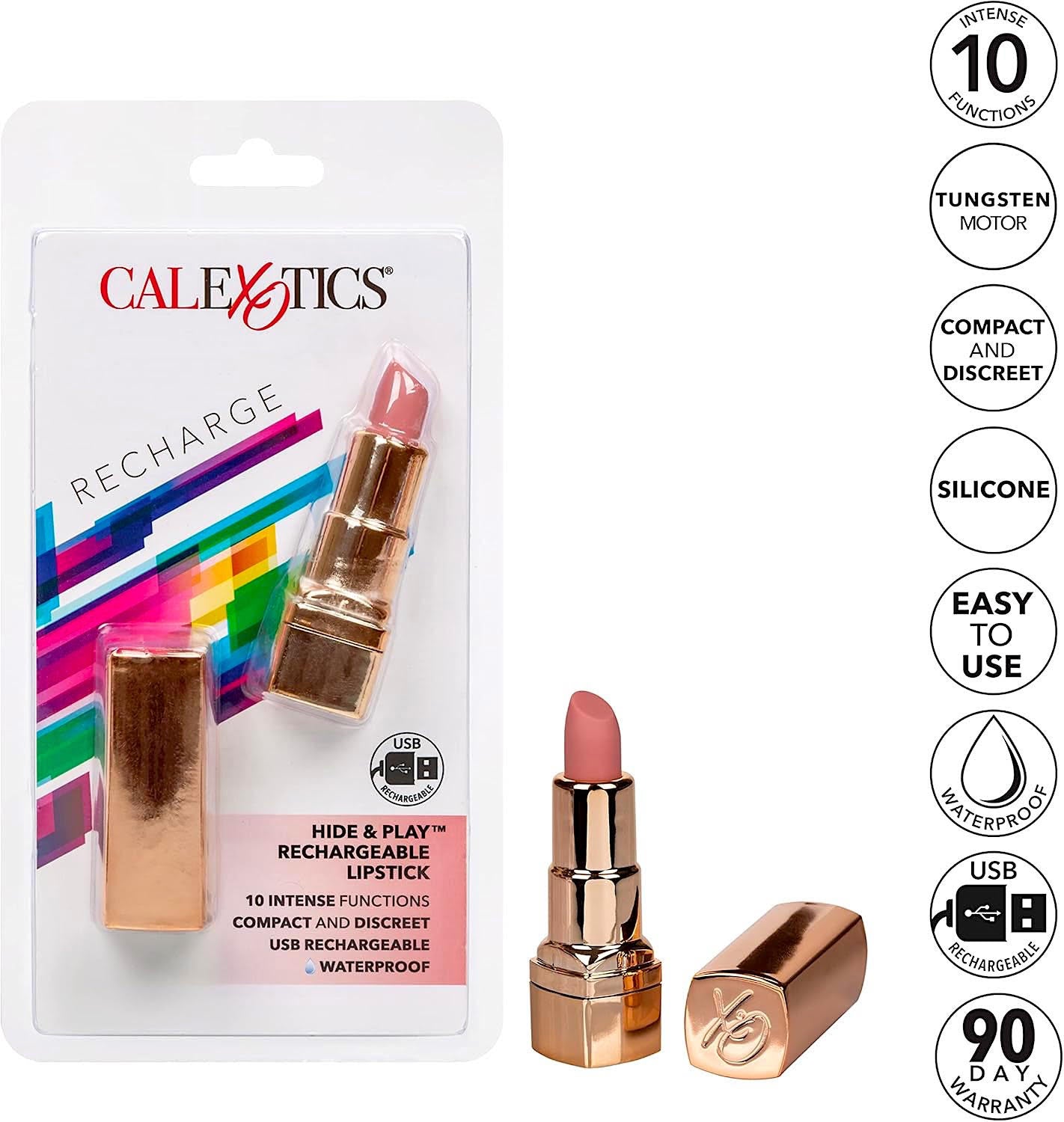 Hide & Play Rechargeable Lipstick - Nude