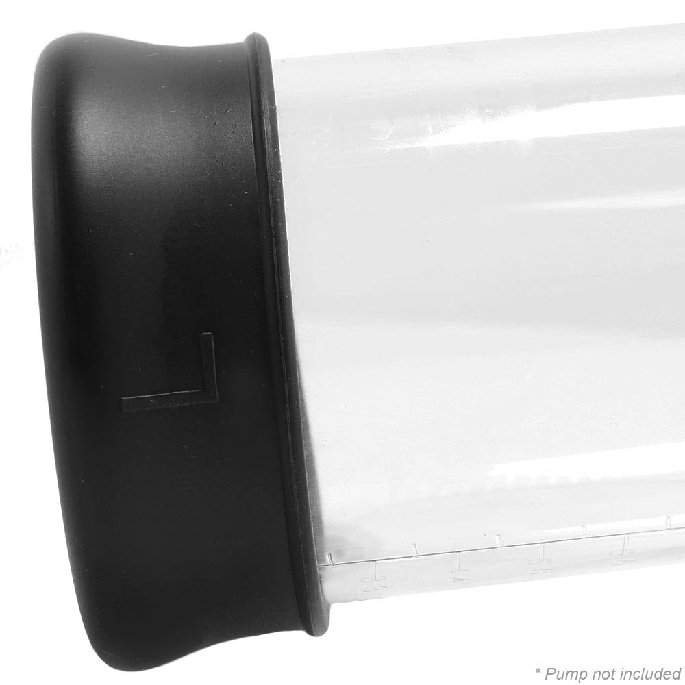 Blush - Silicone Pump Sleeve - Medium - Black