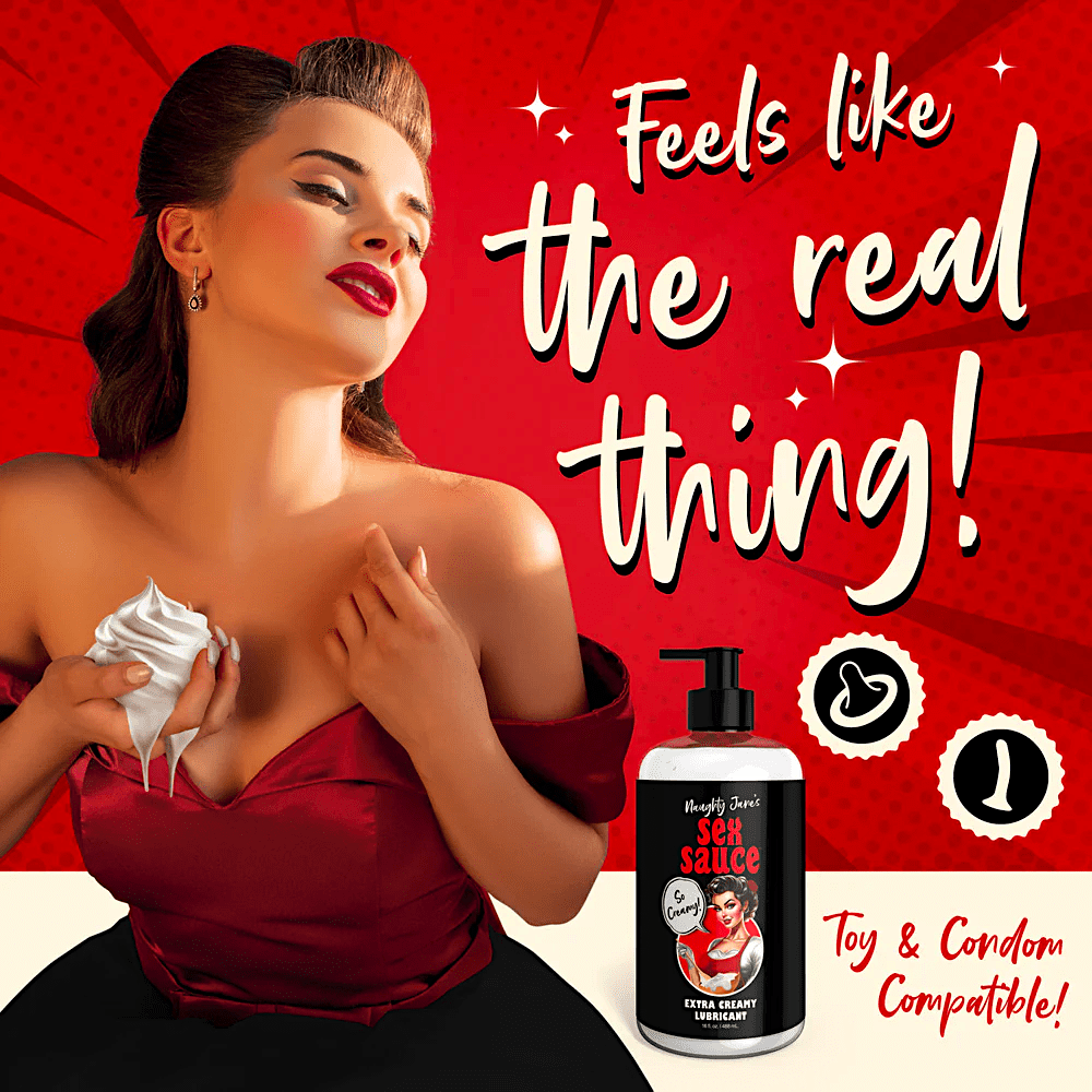 Naughty Jane's Sex Sauce - Extra Creamy Lubricant 8oz